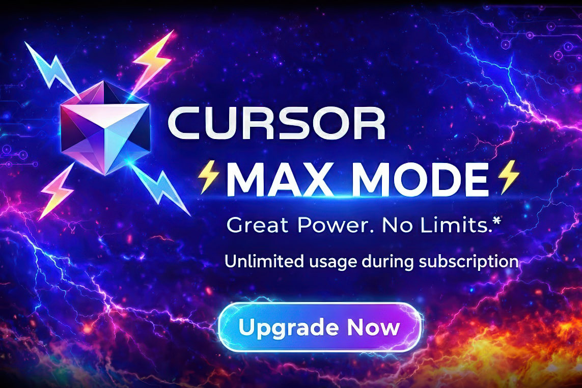 Cursor Max Mode Banner